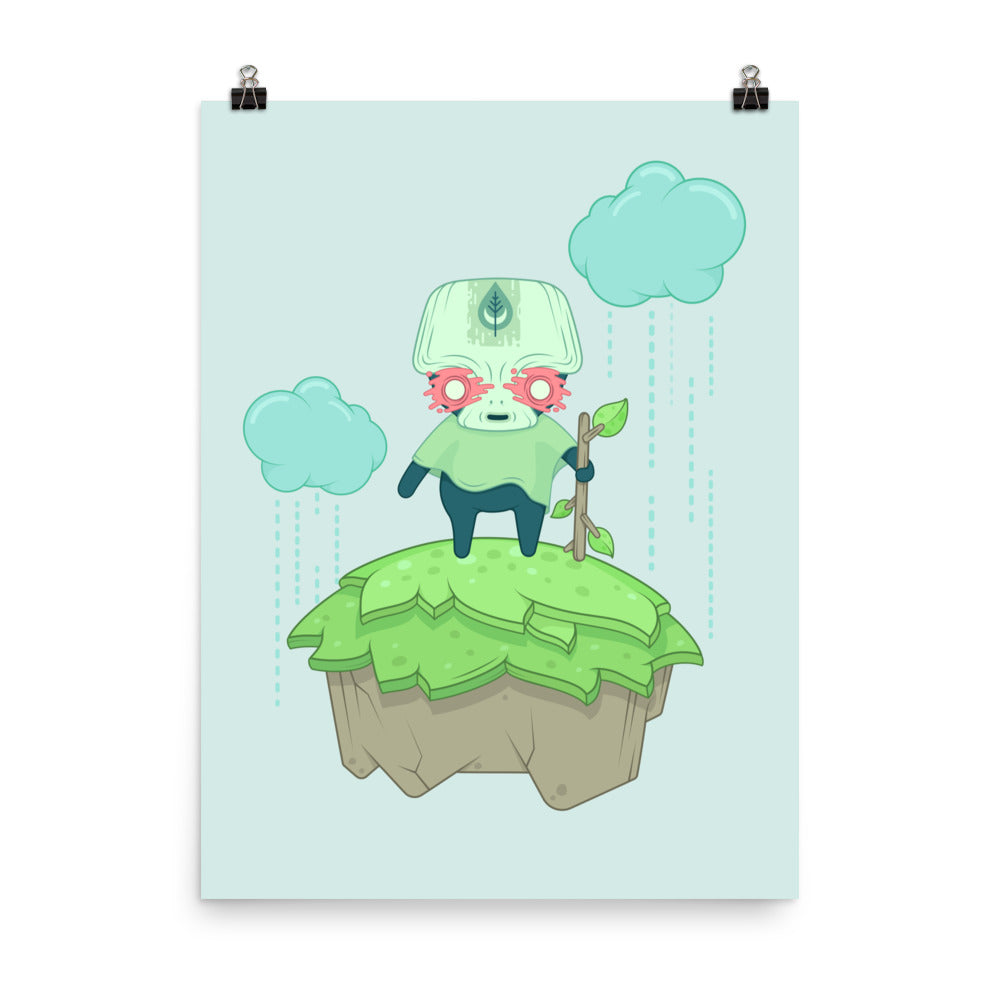 Where Elsewhere: Moon Leaf Poster